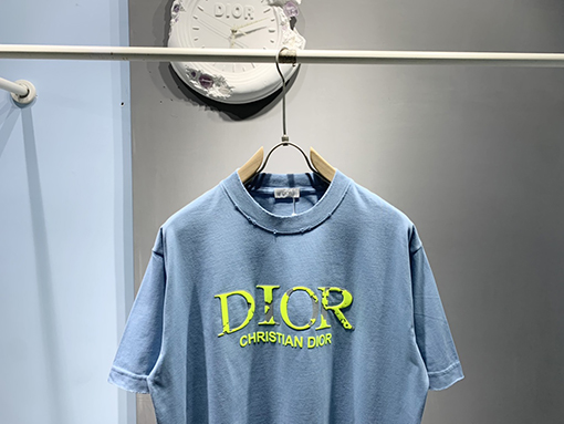 ディオール新しい3 DロゴプレスTシャツ