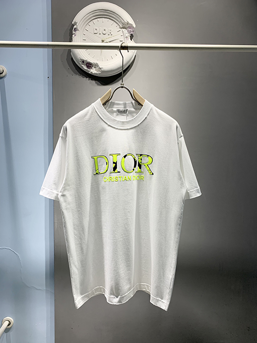 ディオール新しい3 DロゴプレスTシャツ