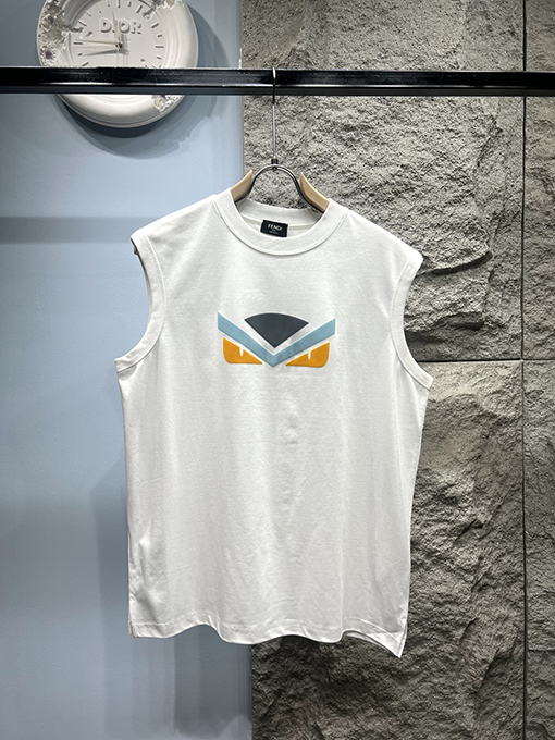 フェンディスーパーコピー新しいモンスターロゴベストTシャツ