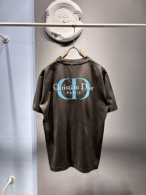 ディオールコピー新しいベルベット立体ゴムTシャツ