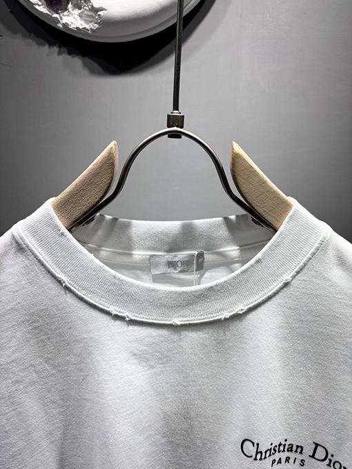 ディオールコピー新しいベルベット立体ゴムTシャツ