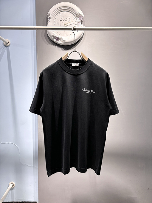 ディオールコピー新しいベルベット立体ゴムTシャツ