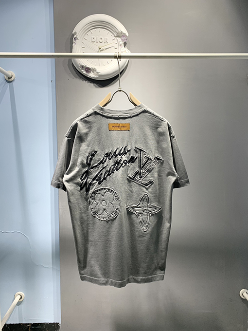 ルイヴィトン新しいロゴカットTシャツ