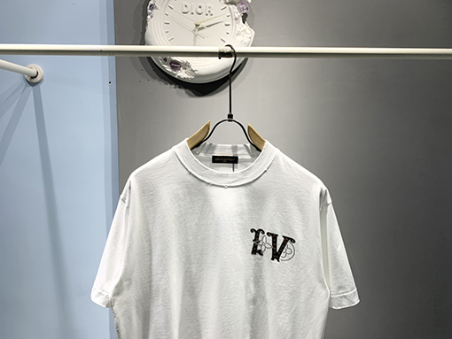ルイヴィトン新しいmonogramホットドリルTシャツ