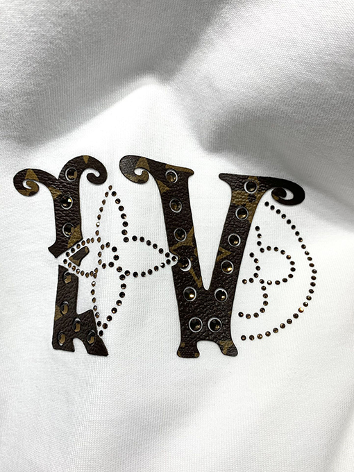 ルイヴィトン新しいmonogramホットドリルTシャツ