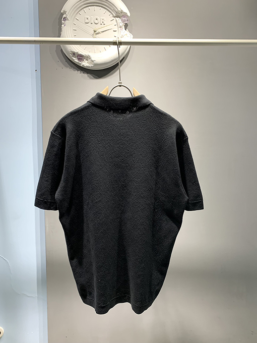 ルイヴィトン新作 Monogramメッシュジャカード半袖シャツ