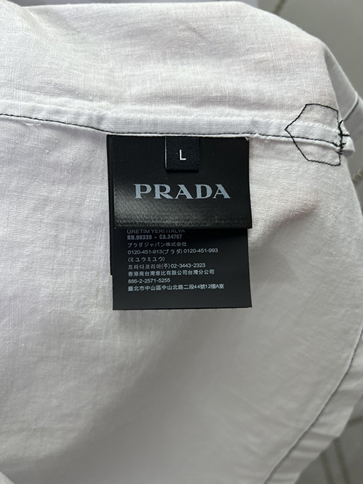 プラダスーパーコピー新しいオーバーサイズパールシャツ