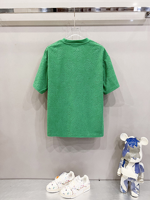 ロエベトーテムロゴジャカード半袖シャツ