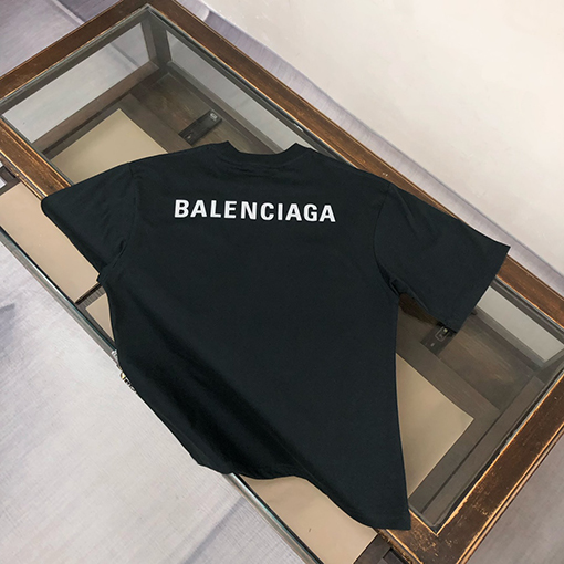 バレンシアガ25ssカップルラウンドネック半袖Tシャツ