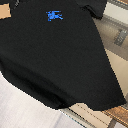 バーバリースーパーコピーカップルラウンドネック半袖Tシャツ