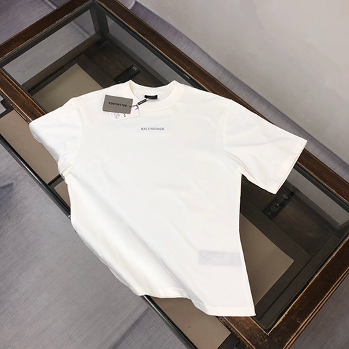 バレンシアガ25ssカップルラウンドネック半袖Tシャツ