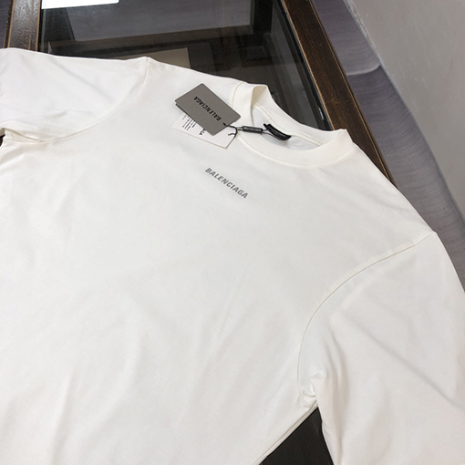 バレンシアガ25ssカップルラウンドネック半袖Tシャツ