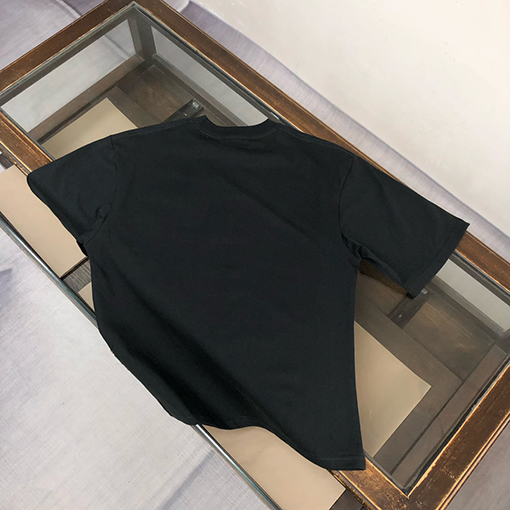 バレンシアガ25ssバレンタイン限定520タグ付箋丸首半袖Tシャツ
