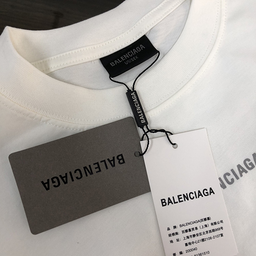 バレンシアガ25ssカップルラウンドネック半袖Tシャツ