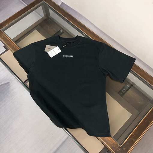 バレンシアガ25ssカップルラウンドネック半袖Tシャツ