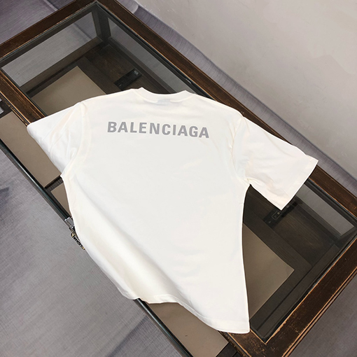 バレンシアガ25ssカップルラウンドネック半袖Tシャツ