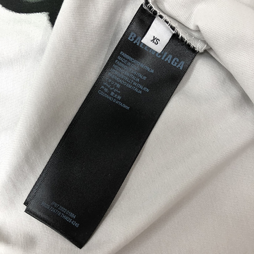 バレンシアガカップル夜光ラウンドネック半袖Tシャツ