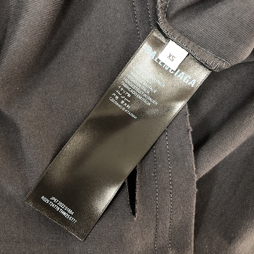 バレンシアガコピー カウンターカスタム生地半袖Tシャツ