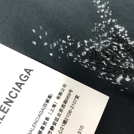 バレンシアガ カップルラウンドネック半袖Tシャツ