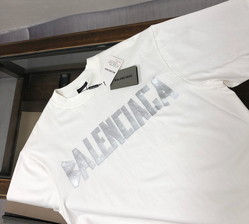 バレンシアガ OSのゆるいバージョン半袖Tシャツ