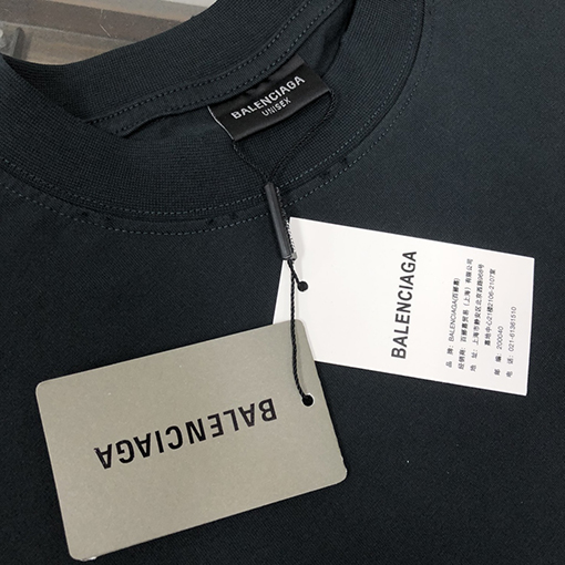 バレンシアガ カップルラウンドネック半袖Tシャツ