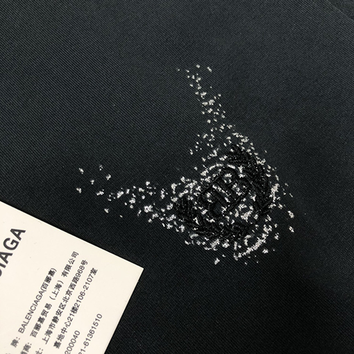 バレンシアガ カップルラウンドネック半袖Tシャツ