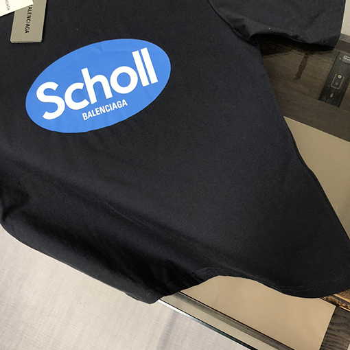 バレンシアガスーパーコピー25ssカップルラウンドネック半袖Tシャツ