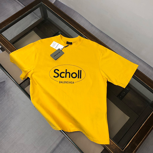 バレンシアガスーパーコピー25ssカップルラウンドネック半袖Tシャツ