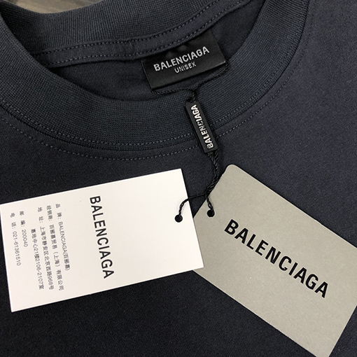 バレンシアガスーパーコピー25ssカップルラウンドネック半袖Tシャツ