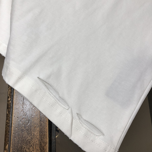 バレンシアガコピー カウンターカスタム生地半袖Tシャツ