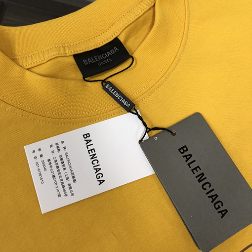 バレンシアガスーパーコピー25ssカップルラウンドネック半袖Tシャツ