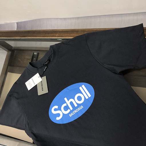 バレンシアガスーパーコピー25ssカップルラウンドネック半袖Tシャツ