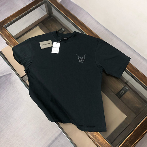 バレンシアガ カップルラウンドネック半袖Tシャツ