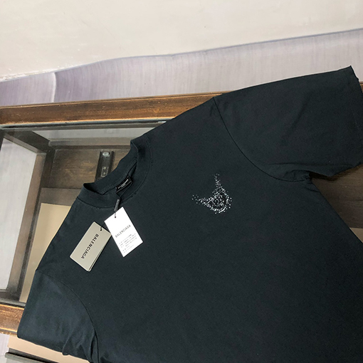 バレンシアガ カップルラウンドネック半袖Tシャツ