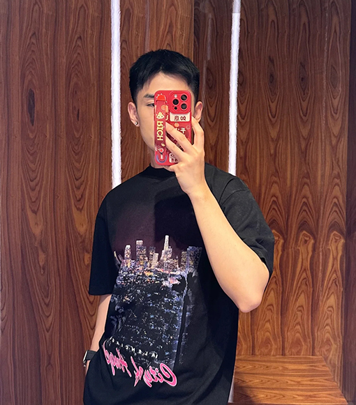 バレンシアガロサンゼルスシルエット半袖Tシャツ
