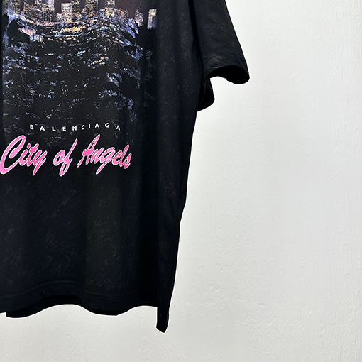 バレンシアガロサンゼルスシルエット半袖Tシャツ