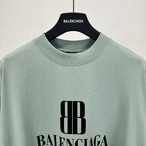 バレンシアガBBアルファベット半袖Tシャツ
