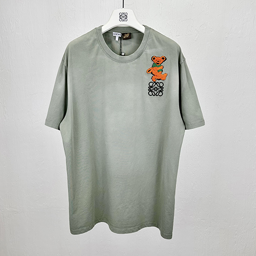 ロエベタオル刺繍くま半袖Tシャツ
