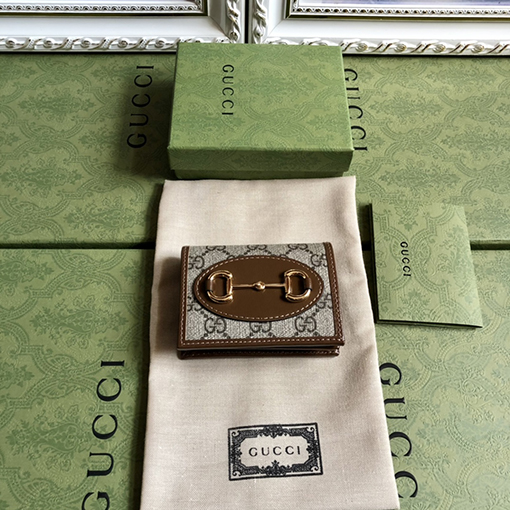 グッチ Gucci 1955馬口金カードケース