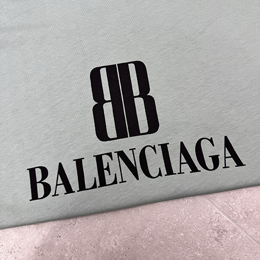 バレンシアガBBアルファベット半袖Tシャツ