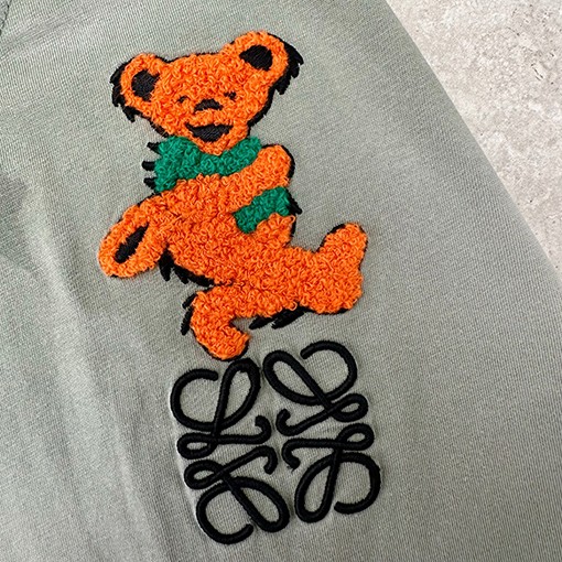 ロエベタオル刺繍くま半袖Tシャツ