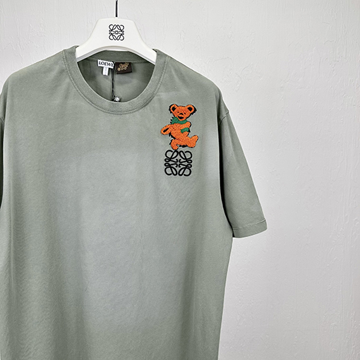 ロエベタオル刺繍くま半袖Tシャツ