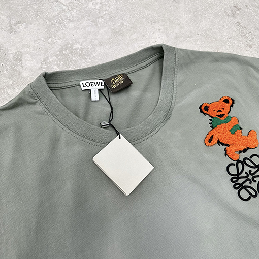 ロエベタオル刺繍くま半袖Tシャツ