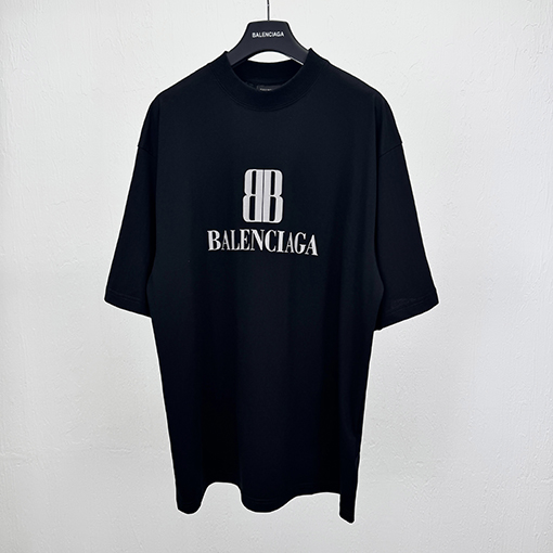 バレンシアガBBアルファベット半袖Tシャツ