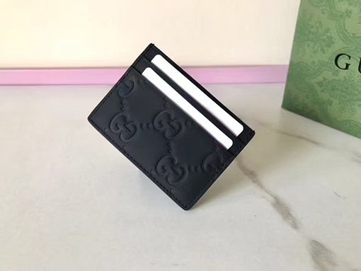 グッチ GGラバーエフェクトカードホルダー