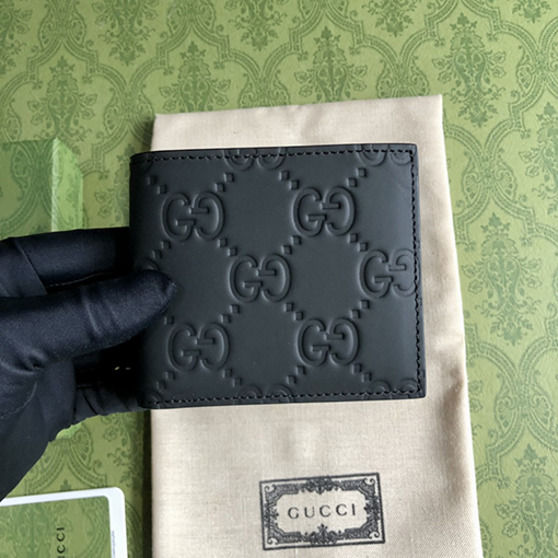 グッチスーパーコピー GGラバー効果二つ折り財布