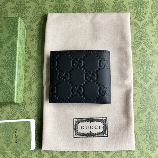 グッチスーパーコピー GGラバー効果二つ折り財布