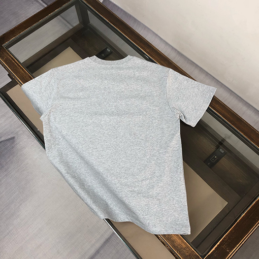 ディオールコピー コントラストプリントロゴラウンドネック半袖Tシャツ