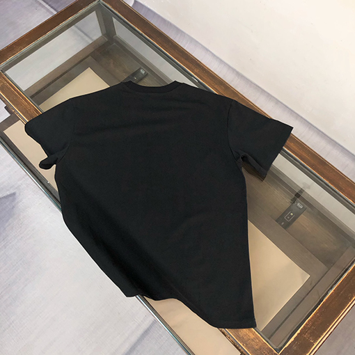 ロエベ ロゴプリント柄クルーネック半袖Tシャツ