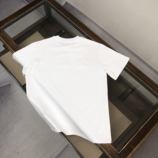 モンクレール 新しいじロゴプリントラウンドネック半袖Tシャツ